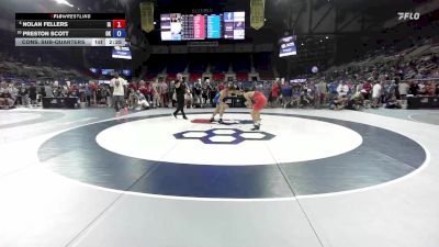 157 lbs Cons. Sub-quarters - Nolan Fellers, IA vs Preston Scott, OK