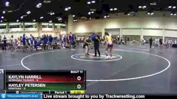 107 lbs Quarters & Wb (16 Team) - Hayley Petersen, Montana vs Kaylyn Harrill, Nebraska Tsunami