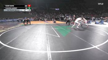 5A Boys 138 lbs 1st Place Match - Colton Hankey, Crescent Valley Boys vs Kash Davis, Redmond Boys