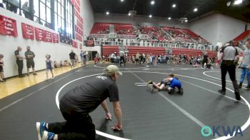 55 lbs Quarterfinal - Coleman Baker, Tecumseh Takedown Club vs Kade Williams, Little Axe Takedown Club