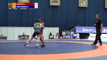 67 kg Semifinal - Alejandro Sancho, USA vs Joni Khetsuriani, GEO