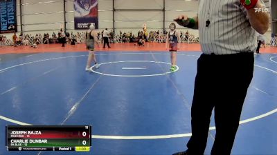 96 lbs Rd# 8- 12:30pm Saturday Final Pool - Joseph Bajza, Mile High vs Charlie Dunbar, PA Blue