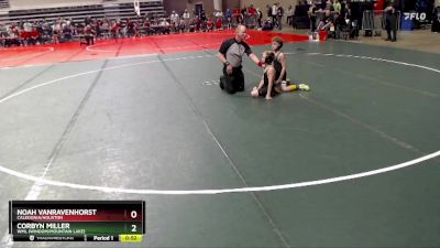 75 lbs Cons. Round 3 - Noah VanRavenhorst, Caledonia/Houston vs Corbyn Miller, WML (Windom/Mountain Lake)