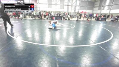 U20 Women - 55 lbs Cons. Round 3 - Myia Weiler, CA vs Couly McReynolds, WA