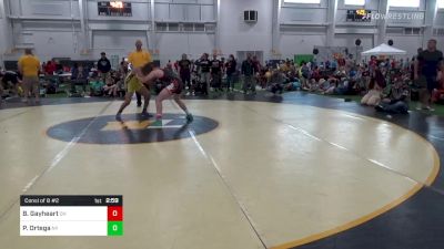 S-140 lbs Consi Of 8 #2 - Bentley Gayheart, OH vs Paul Ortega, NY