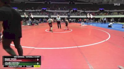 National 3-5 HWT Round 2 - Isaac Yates, Riverheads Middle School vs Caleb Coccoli, Tabb Wrestling Club