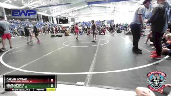 88 lbs Round 3 (4 Team) - Calvin Loveall, East Kansas Eagles Red vs Silas Sperry, Victory Wrestling