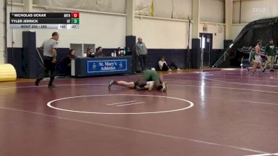 285 lbs Cons. Round 1 - Tyler Jerrick, Holy Trinity vs Nicholas Uckar, St. Anthonys