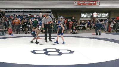 56 lbs Champ. Rd Of 16 - Jaylon Jester, Midwest Xtreme Wrestling vs Grayson Guelig, MN Elite Wrestling Club