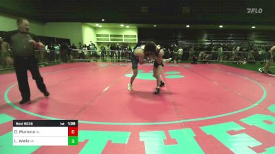 144 lbs Round Of 128 - Gabriel Mumma, NC vs Luke Wells, VA