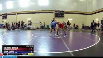 182 lbs Cons. Semi - Kenneth Bisping, Lowell Wrestling Club vs Duke Myers, Decatur Wrestling Club