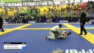 WILLIAN RIBEIRO LEMES vs FRANCISCO ROMUALDO MACEDO 2024 Brasileiro Jiu-Jitsu IBJJF