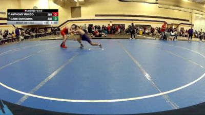 133 lbs Champ. Round 1 - Cade Odrobina, Albion College vs Anthony Rocco, Ohio Wesleyan University