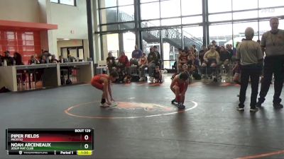 B-20 lbs Semifinal - Piper Fields, PACK732 vs Noah Arceneaux, Jesup Mat Club