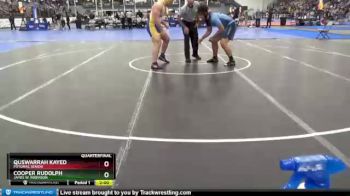 285 lbs Quarterfinal - Quswarrah Kayed, Potomac Senior vs Cooper Rudolph, James W. Robinson