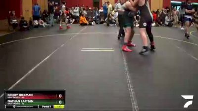 200 lbs Round 2 - Brody Dickman, Unattached vs Nathan Lapitan, Unattached