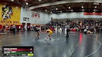 106 lbs Champ. Round 1 - Stefan Drabiak, Saint Ignatius vs Michael Abbey, Hartland