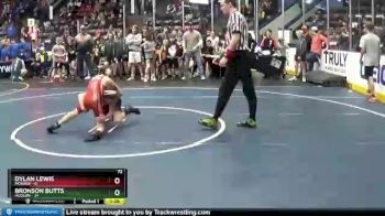 72 lbs Round 2 (4 Team) - Bronson Butts, Hudson vs Dylan Lewis, Monroe