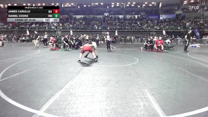 128 lbs Consi Of 16 #2 - James Carullo, Red Nose vs Daniel Cooke, Fiwc