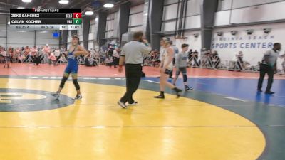 100 lbs Round 3 (12pm Friday) - Calvin Kocher, PA Gold vs Zeke Sanchez, SELECT, UT