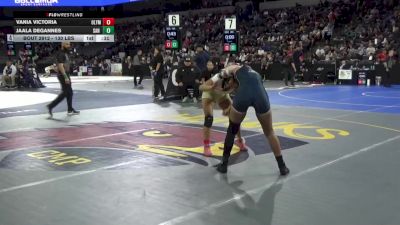 130 lbs 5th Place - Vania Victoria, Olympian (SD) vs Jaala Degannes, San Marcos (SD)