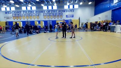 100 lbs Champ. Round 1 - Sophie Booe, Phoenix Wrestling Club vs An`Jelisse Rijos, SOWA