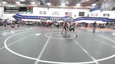 150 lbs Semifinal - Arseni Kikiniou, Poway vs Diego Valdiviezo, Poway