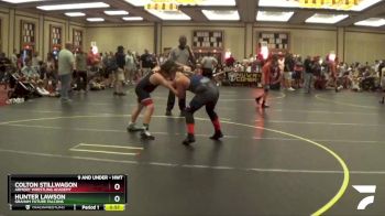 Cons. Round 2 - Hunter Lawson, Graham Future Falcons vs Colton Stillwagon, Armory Wrestling Academy