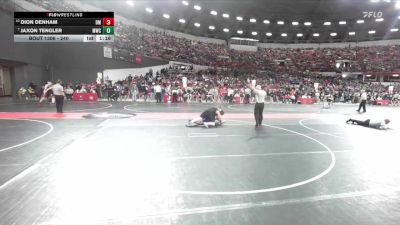 240 lbs Champ. Round 1 - Jaxon Tengler, Mukwonago Wrestling Club vs Dion Denham, Delong MS