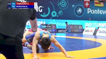 57 kg Qualif. - Daulet Temirzhanov, Kazakhstan vs Munkh Erdene Batkhuyag, Mongolia