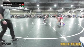 150 lbs Quarterfinal - Tylee Johnson, Checotah Matcats vs Nina Shelger, Paradigm Wrestling