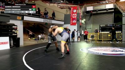 Open Men - 125 lbs Champ. Round 2 - Gabriel Mendoza vs Jamien Crenshaw, Danville Wrestling Club