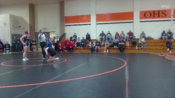 Girls 145 lbs Round 1 - Jaeleigh Schreck, Rock Creek vs Jaylen Wilson, Wathena-Riverside