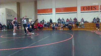 Girls 145 lbs Round 1 - Jaeleigh Schreck, Rock Creek vs Jaylen Wilson, Wathena-Riverside