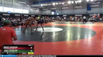 160 lbs Round 1 (6 Team) - Jimmy McMillan, Alabama Elite Gold vs Brady Goodwin, Assassins WC - Red