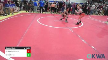 83-90 lbs Quarterfinal - Kayson Dougherty, Sperry Wrestling Club vs Bryson Goff, Team Tulsa Wrestling Club