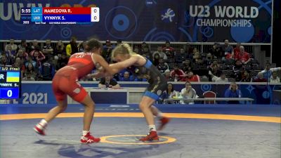 59 kg Semifinal - Ramina Mamedova, Lat vs Solomiia Vynnyk, Ukr