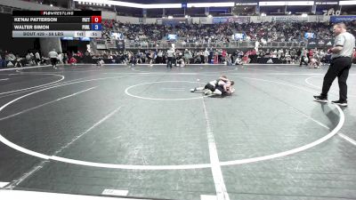 58 lbs Quarterfinal - Ke'nai Patterson, Patterson vs Walter Simon, Purler Wrestling Academy