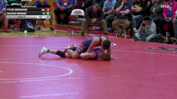 139B lbs Final - Tyler Dekraker, USA vs Dalton Wenner, PA