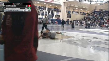 152 lbs Consi Of 16 #1 - Coltan Jones, Central Bucks East vs Benjamin Bansner, Berks Catholic
