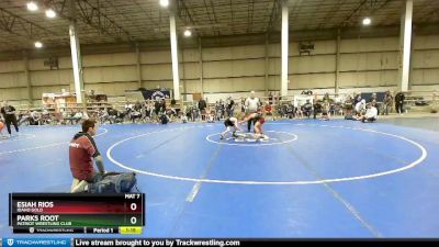 75 lbs Quarterfinal - Esiah Rios, Idaho Gold vs Parks Root, Patriot Wrestling Club