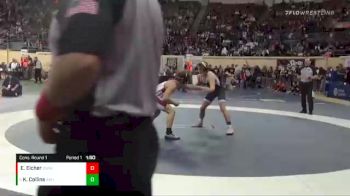 6A-126 lbs Cons. Round 1 - Kaleb Collins, Broken Arrow Hs vs Easton Eicher, Owasso