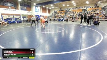 215 lbs Cons. Round 5 - Robert Felipe, Lemoore vs John Watt, Bishop Gorman