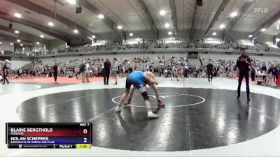 132 lbs Champ. Round 2 - Blaine Bergthold, Missouri vs Nolan Schepers, Eierman Elite Wrestling Club