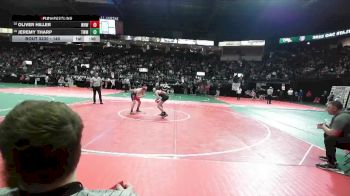 140 lbs Cons. Round 4 - Jeremy Tharp, TWM1 vs Oliver Hiller, WHW2