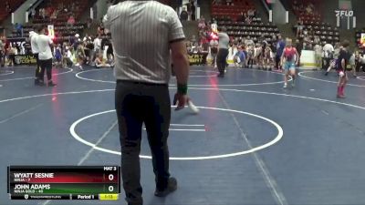 125 lbs Round 1 (6 Team) - Wyatt Sesnie, Ninja vs John Adams, Ninja Gold