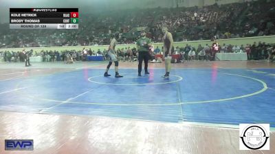 118 lbs Round Of 128 - Kole Hetrick, Blackwell vs Brody Thomas, Central Middle School