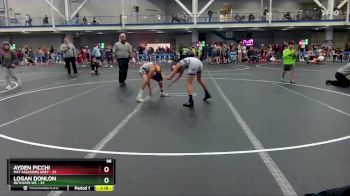 96 lbs Round 1 (8 Team) - Ayden Picchi, Mat Assassins Grey vs Logan Donlon, Ruthless WC