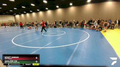 125 lbs Cons. Round 2 - Haolong Cai, Best Trained Wrestling vs Wyatt Vargas, New Mexico