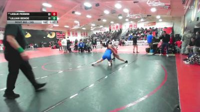 145 lbs Champ. Round 3 - Lillian Benoe, Fountain Valley vs Leslie Fermin, Bell Gardens